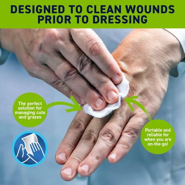 30 Pack Isopropyl Wound Disinfectant Alcohol Wipes - 6cm