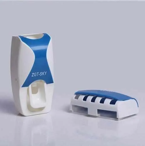 Automatic Toothpaste Dispenser  Toothbrush Holder