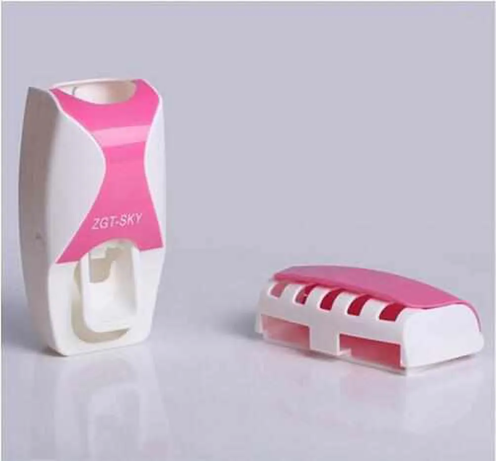 Automatic Toothpaste Dispenser  Toothbrush Holder