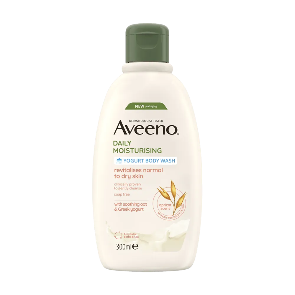 Aveeno Daily Moisturising Yogurt Body Wash 300ml