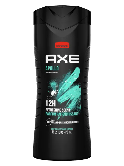 Axe Apollo Men’s Body Wash Sage & Cedarwood Scent 16 oz