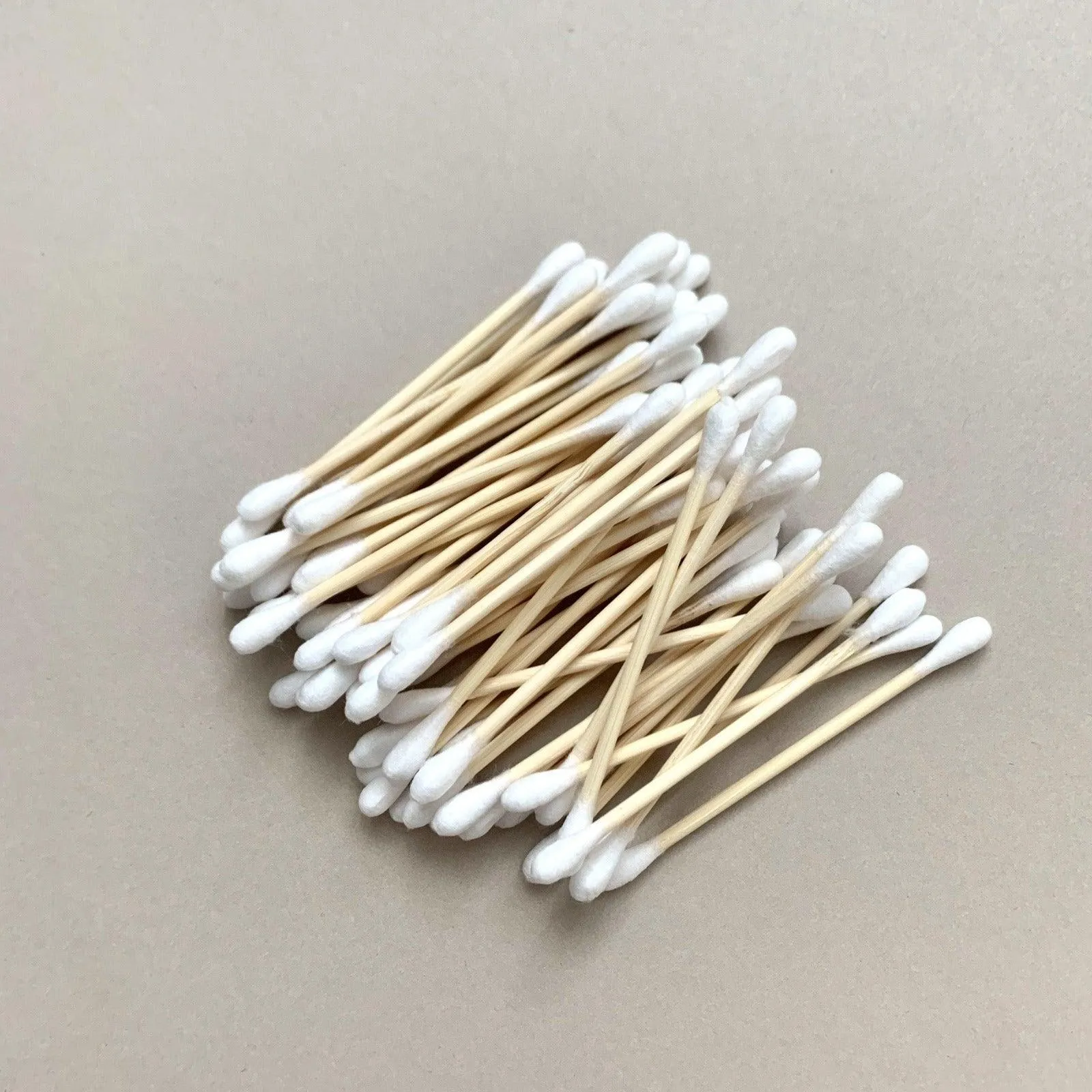 Bamboo Cotton Swabs - 100 Swabs