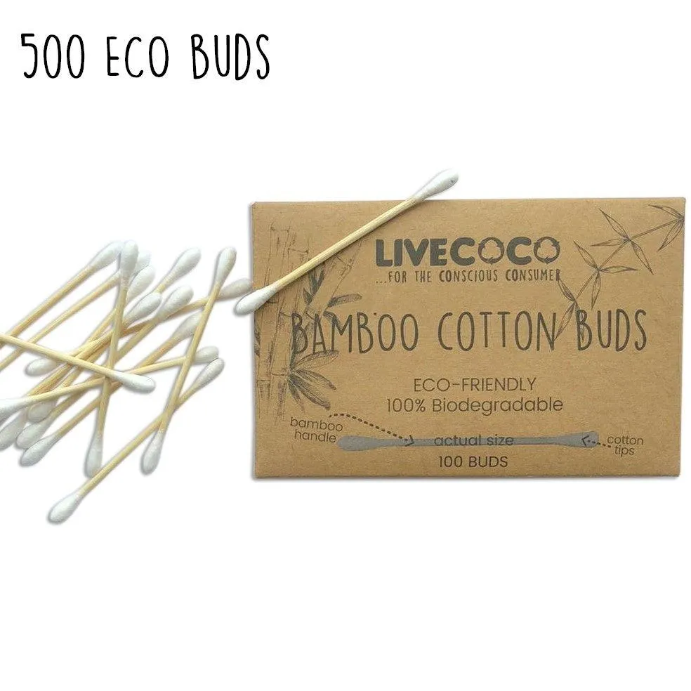 Bamboo Cotton Swabs - 100 Swabs