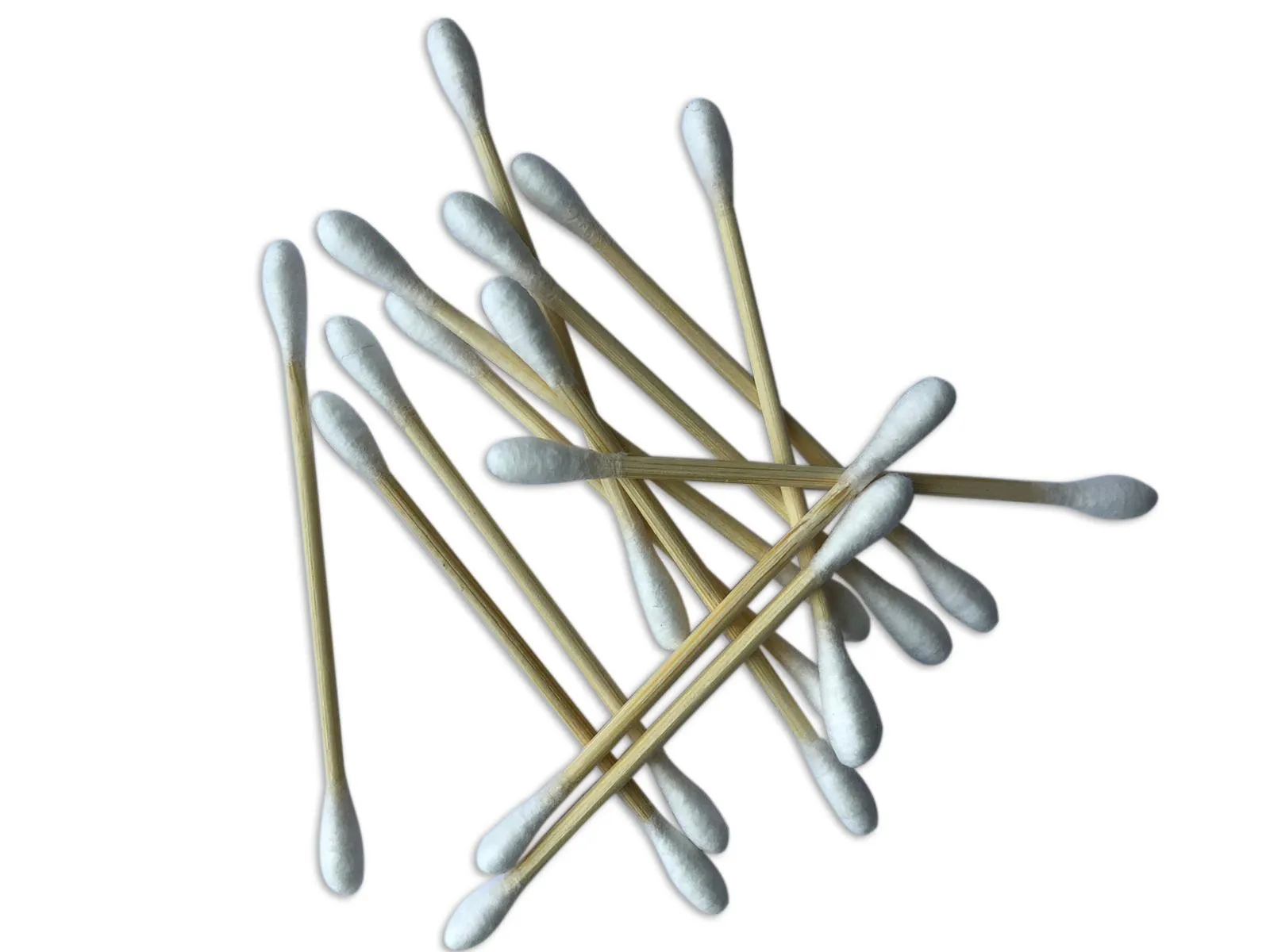 Bamboo Cotton Swabs - 100 Swabs