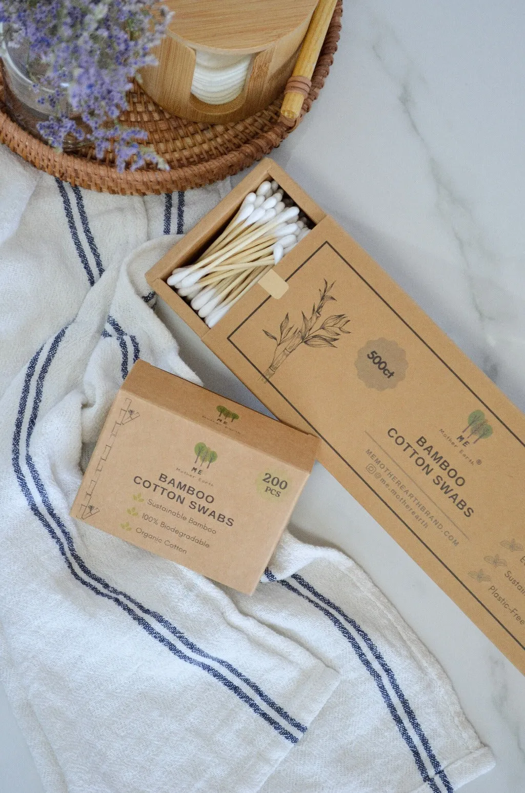 Bamboo Cotton Swabs