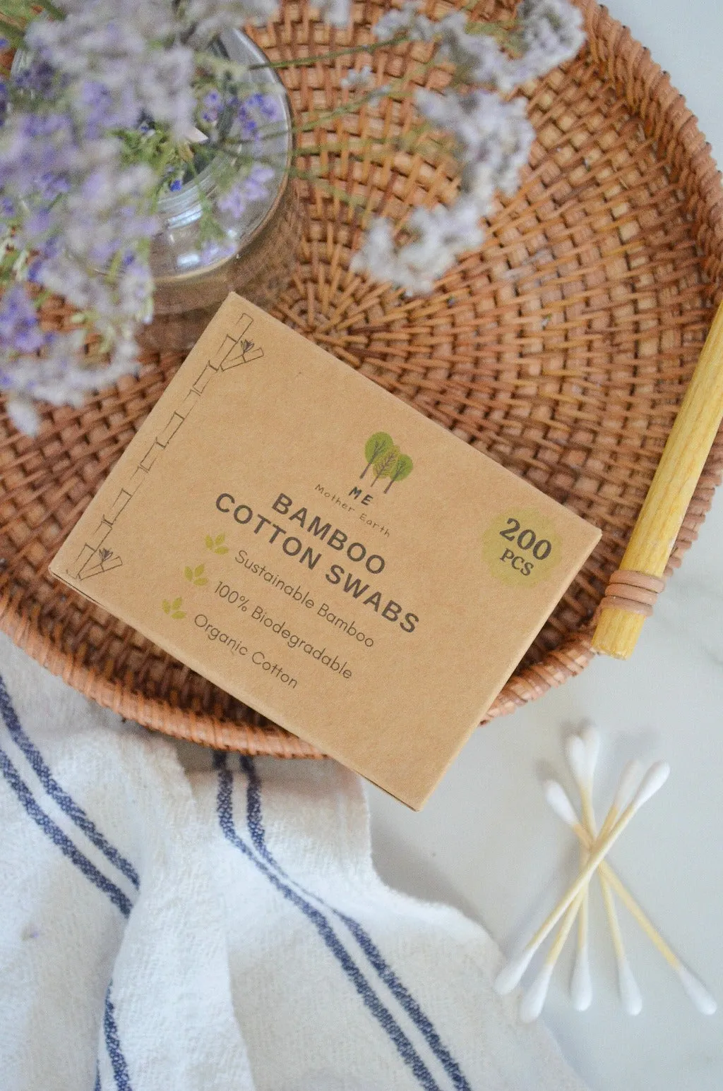 Bamboo Cotton Swabs