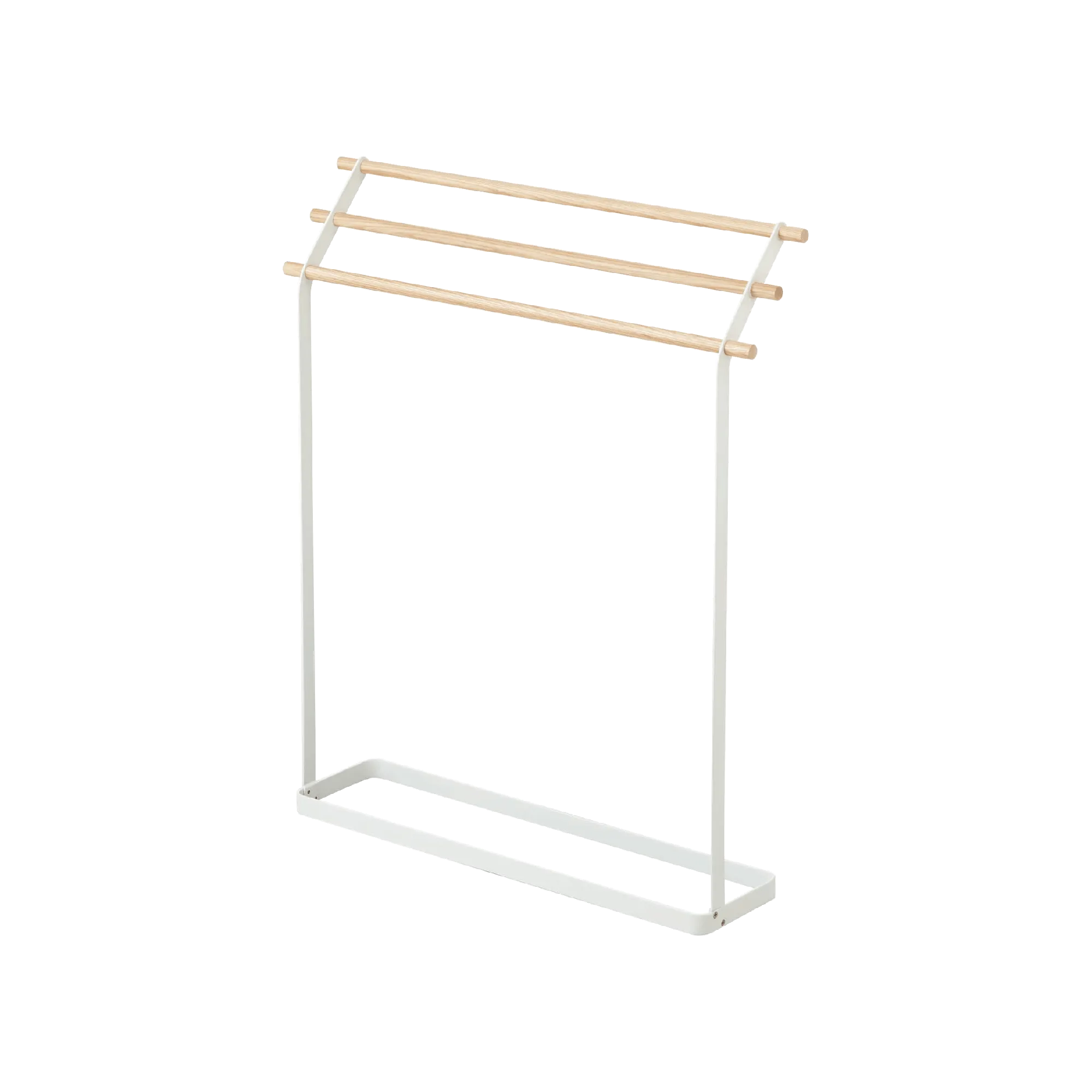 Bath Towel Rack (32" H)  - Steel   Wood