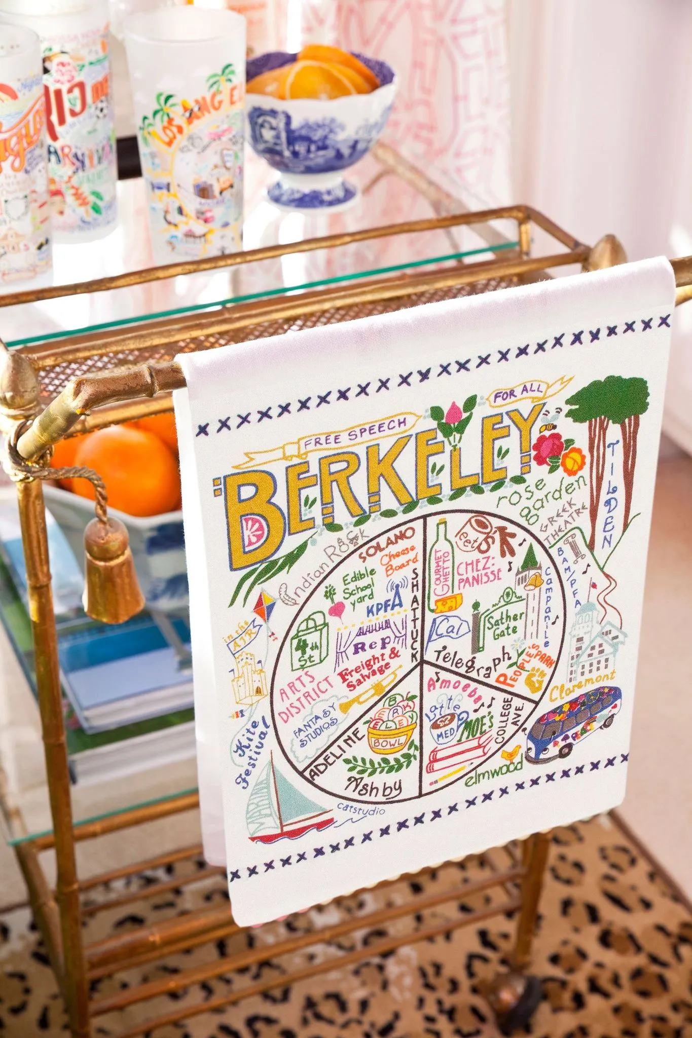 BERKELEY DISH TOWEL BY CATSTUDIO