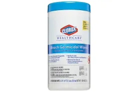 Bleach Germicidal Wipes 3-minute kill time