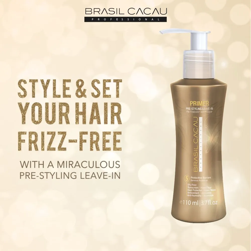 Brasil Cacau Leave-in Primer Anti Frizz Treatment 110ml