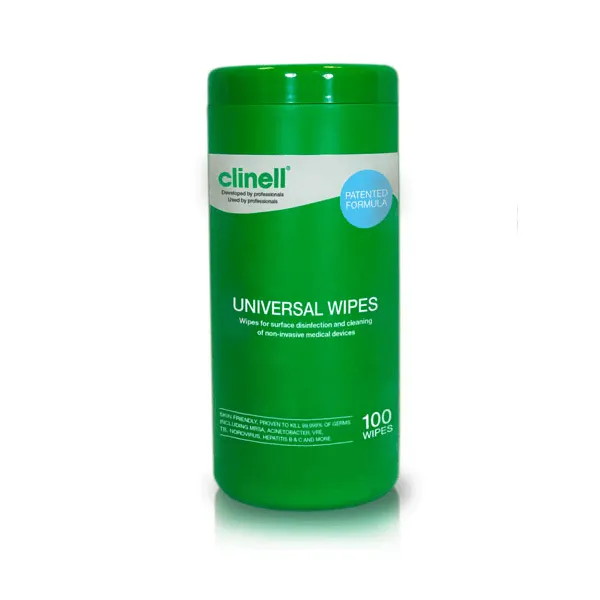 Clinell - Universal Sanitising Wipes Canister (100)