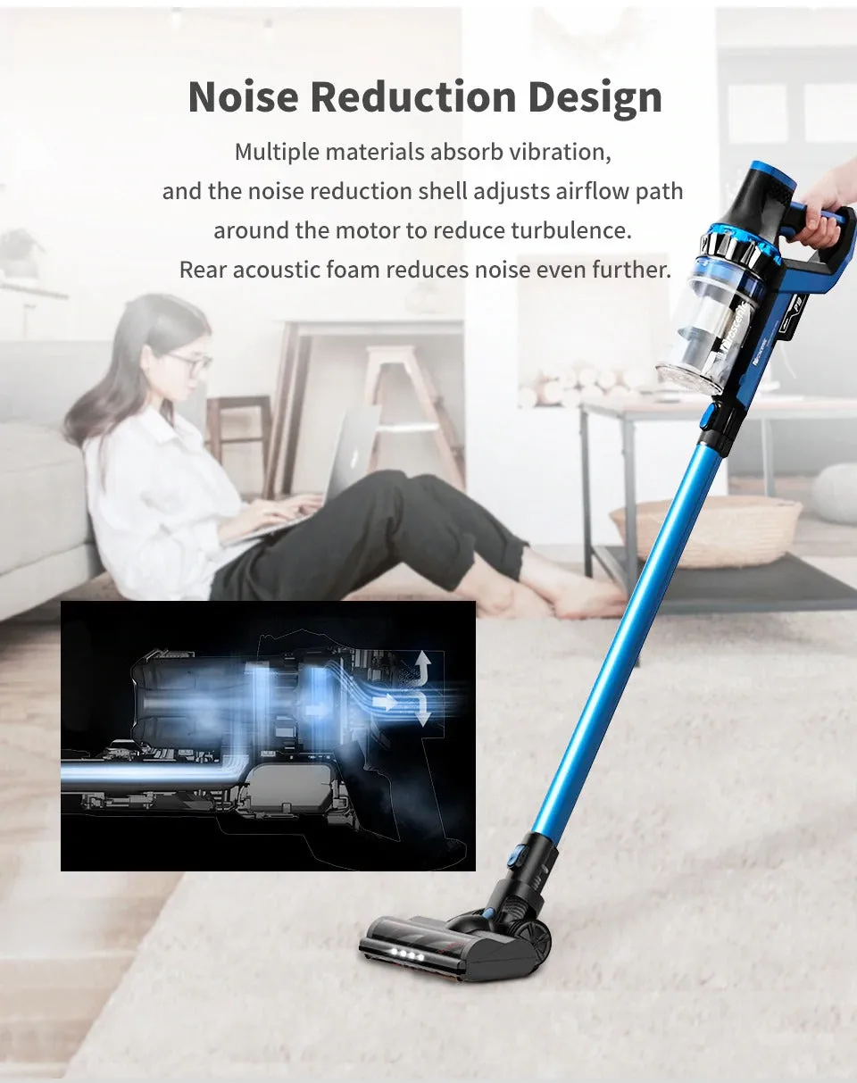 Cordless Vacuum Cleaner, 23000Pa Powerful Suction, LED Touch Screen, Best Wireless Handheld Vacuum for home