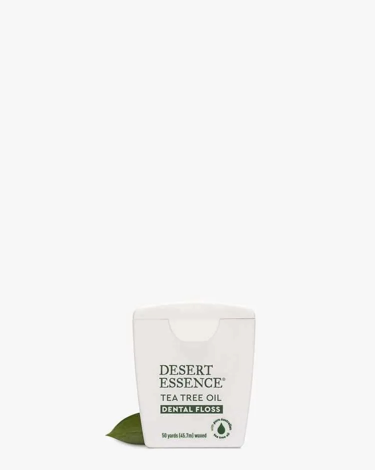 Desert Essence Dental Floss-Tea Tree Oil 50 Yard Floss