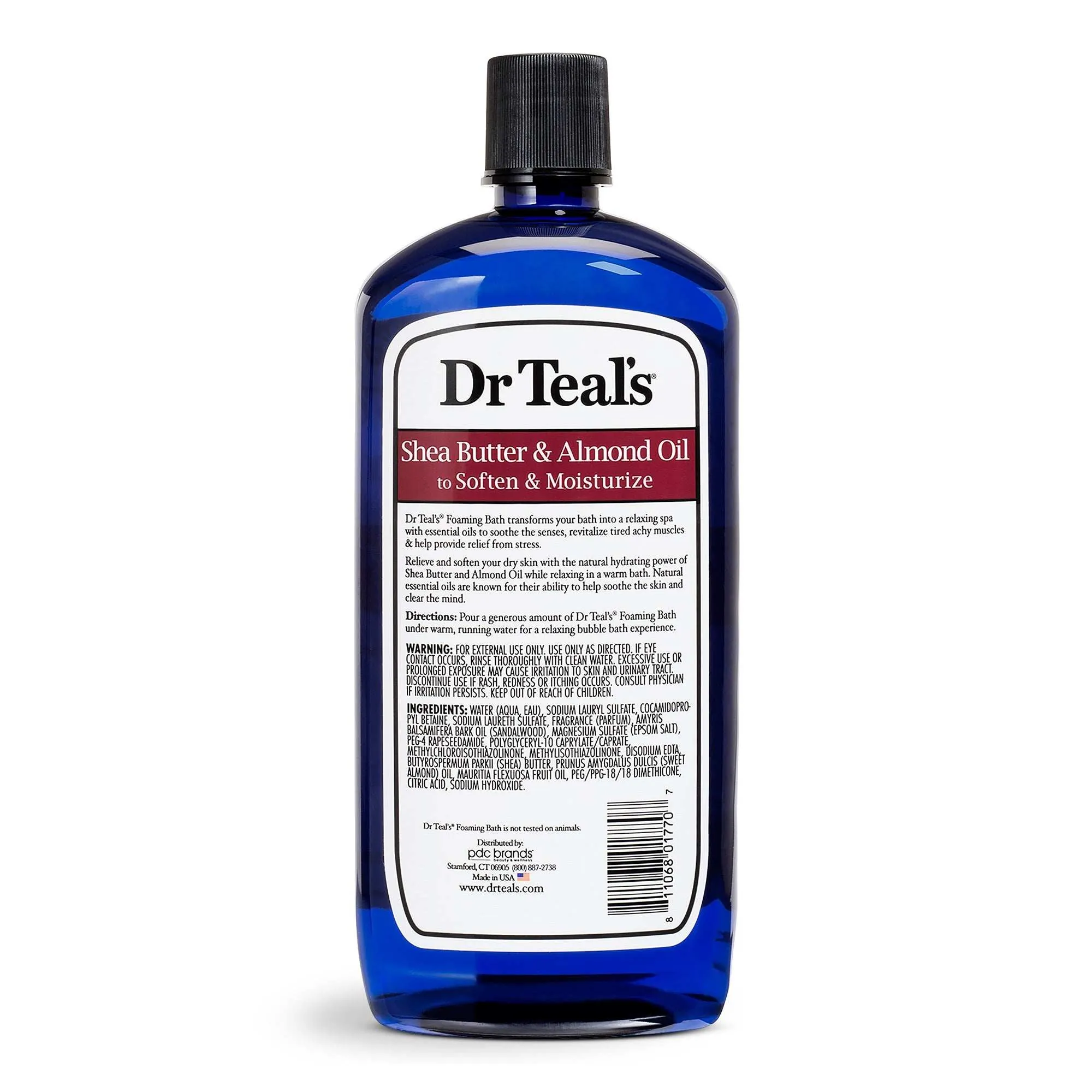 Dr. Teal's Shea Butter & Almond Oil Foaming Bath - 34 Oz