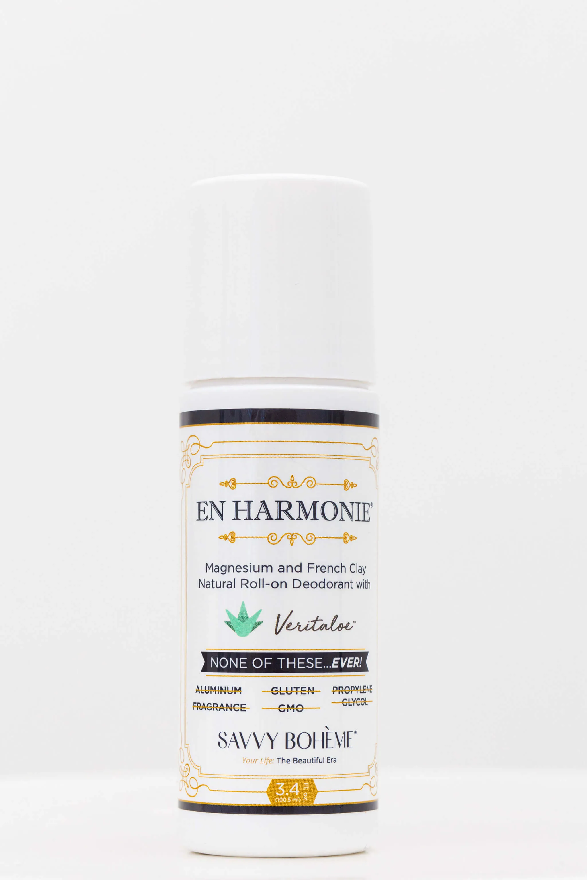 En Harmonie Magnesium and French Clay Natural Roll-on Deodorant