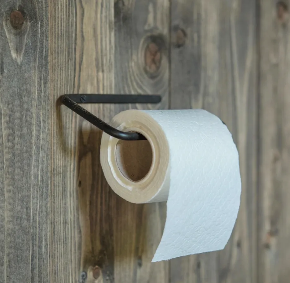 Fog Black Iron Toilet Paper Bar