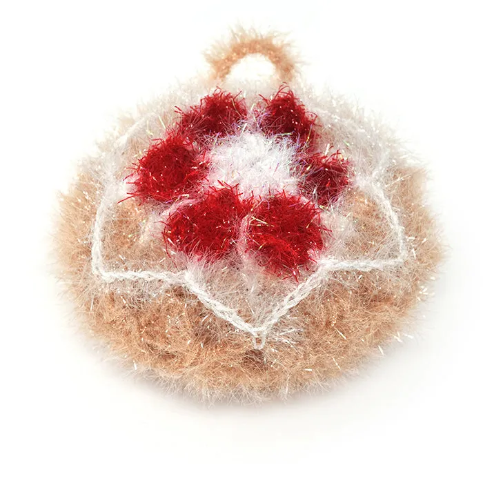 Fun Dish Reusable No Odor Crochet Scrubber Flower Design