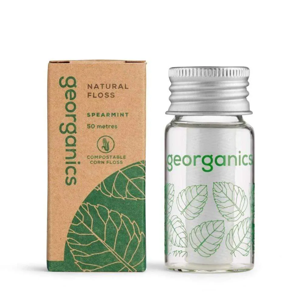 Georganics Vegan Corn Starch Dental Floss - Spearmint