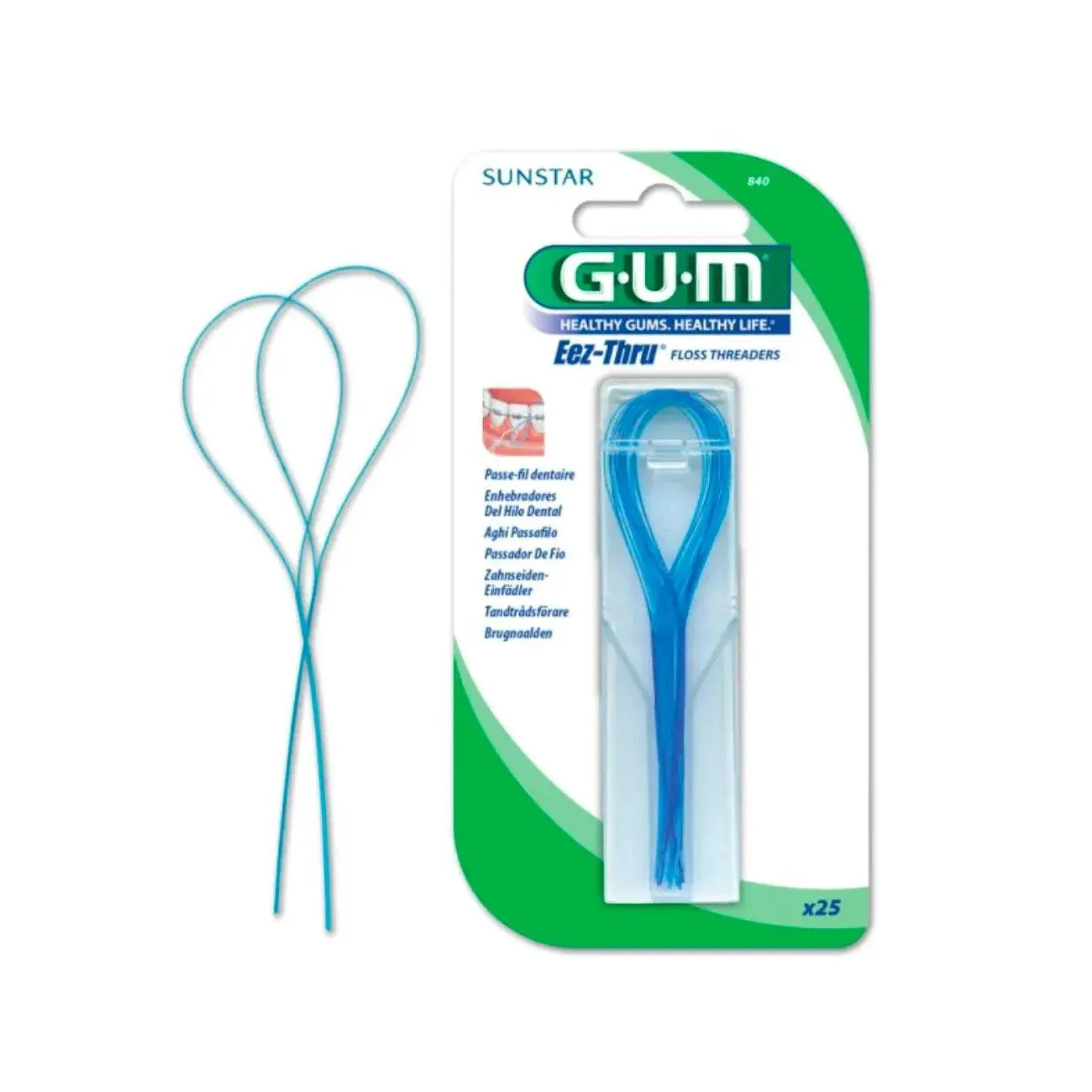 GUM Eez-Thru Floss Threaders