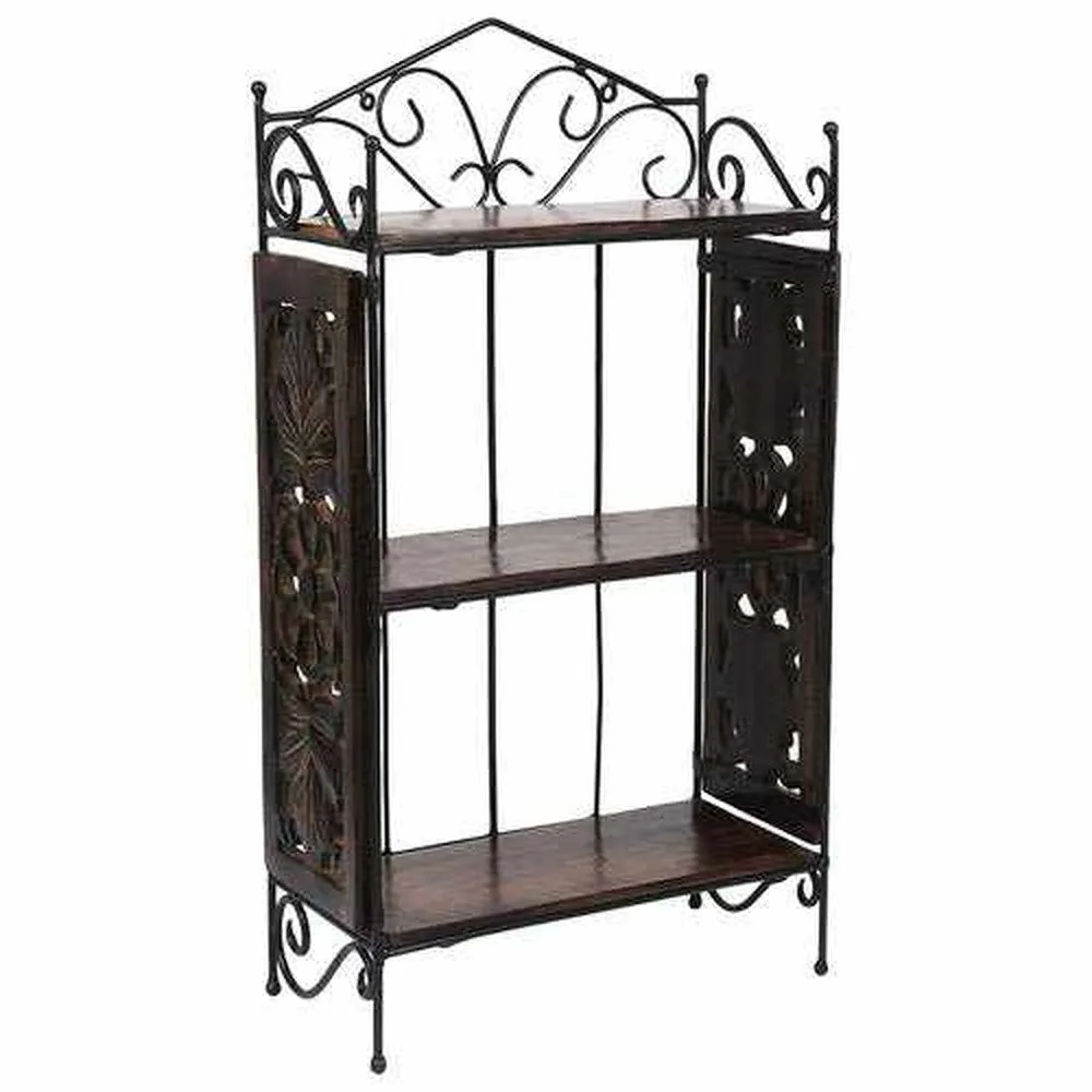 Home Decor Books Shelf Stand Wall Mounted Rack Shelf  32x14x53(Cm)