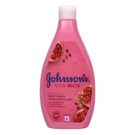 JOHNSONS VITA-RICH POMEGRANATE BODY WASH 400ML