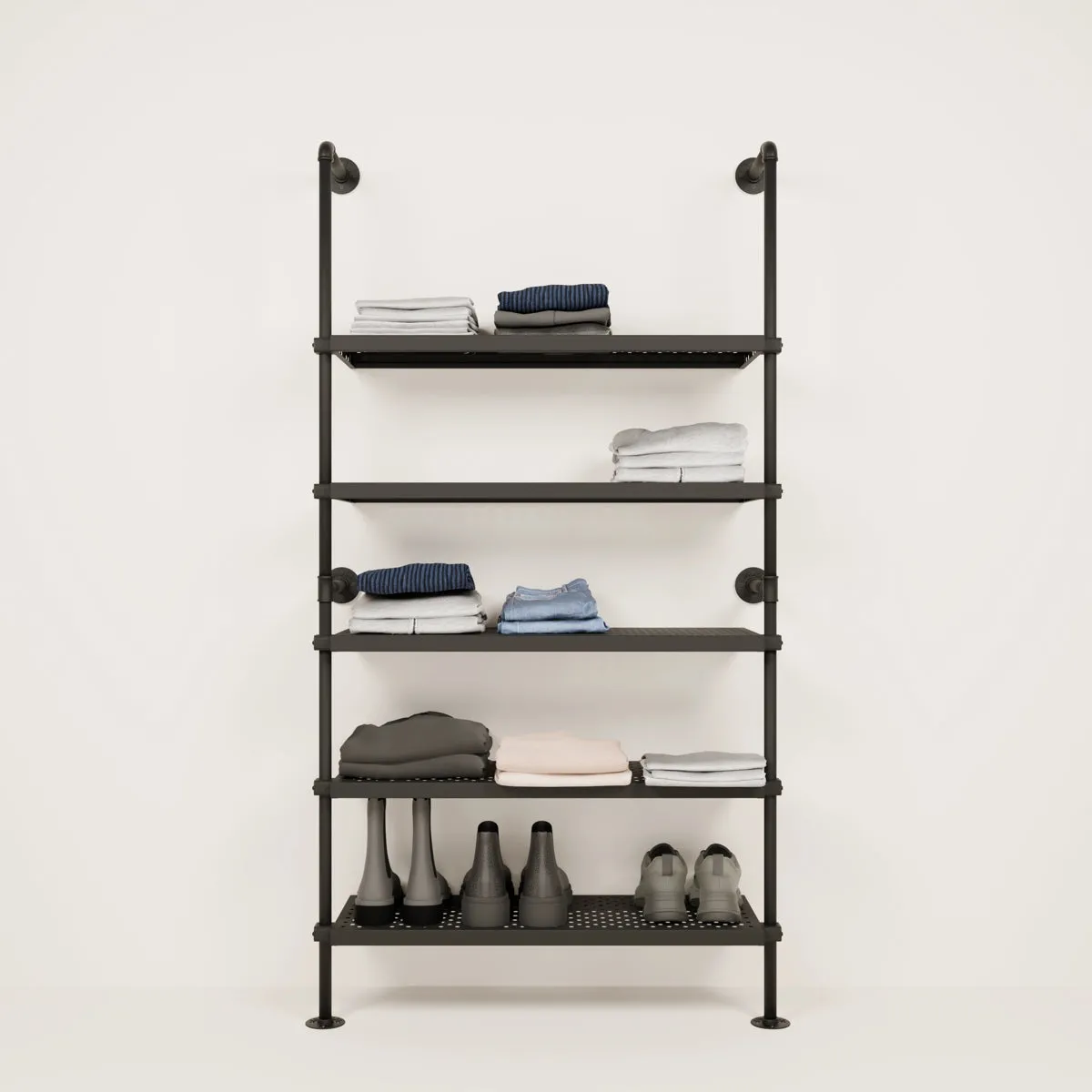 LENNE METAL – Industrial bookshelf | Metal bookshelf | Open bookshelf