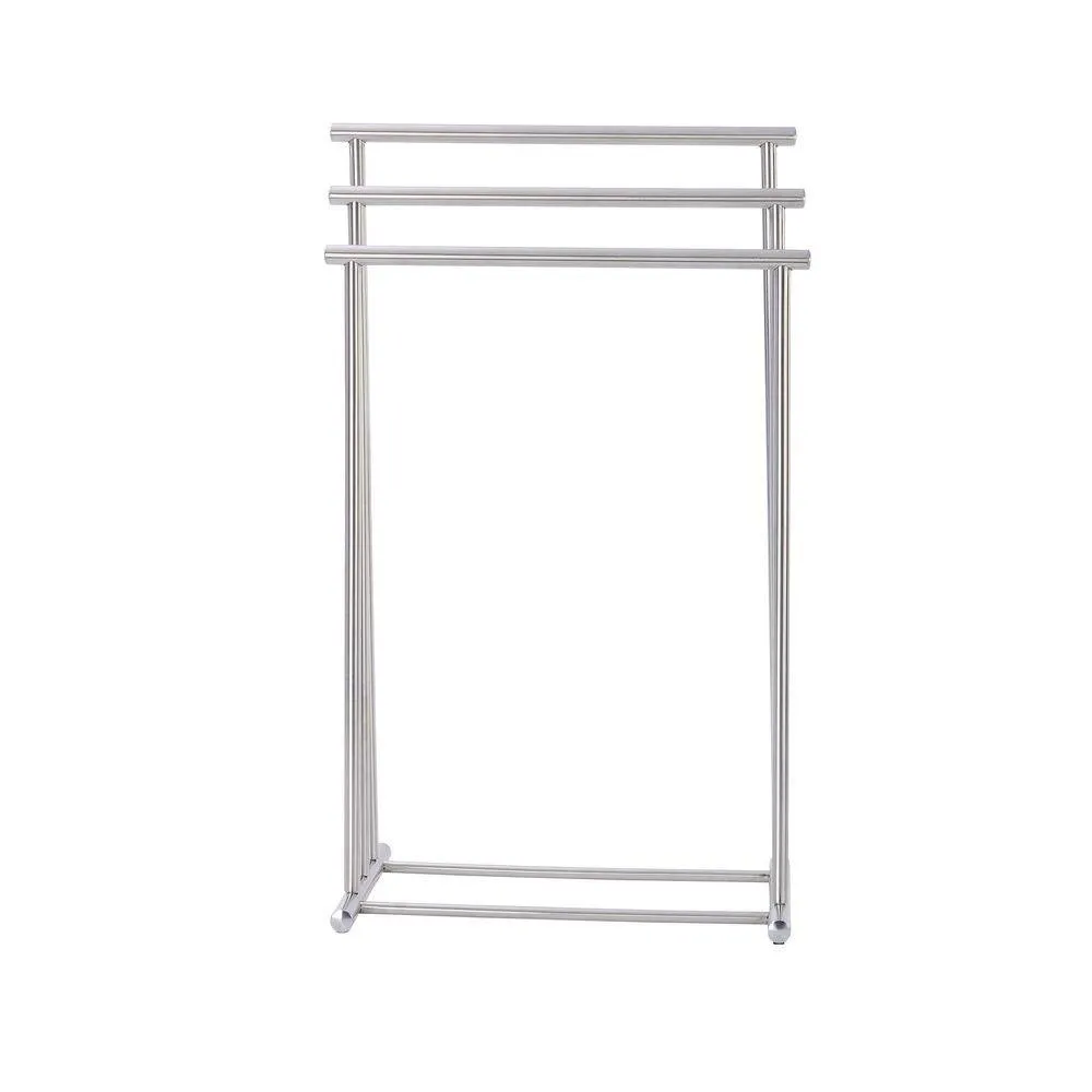 Lioni 3 Rail Freestanding Stainless Steel Towel Rack