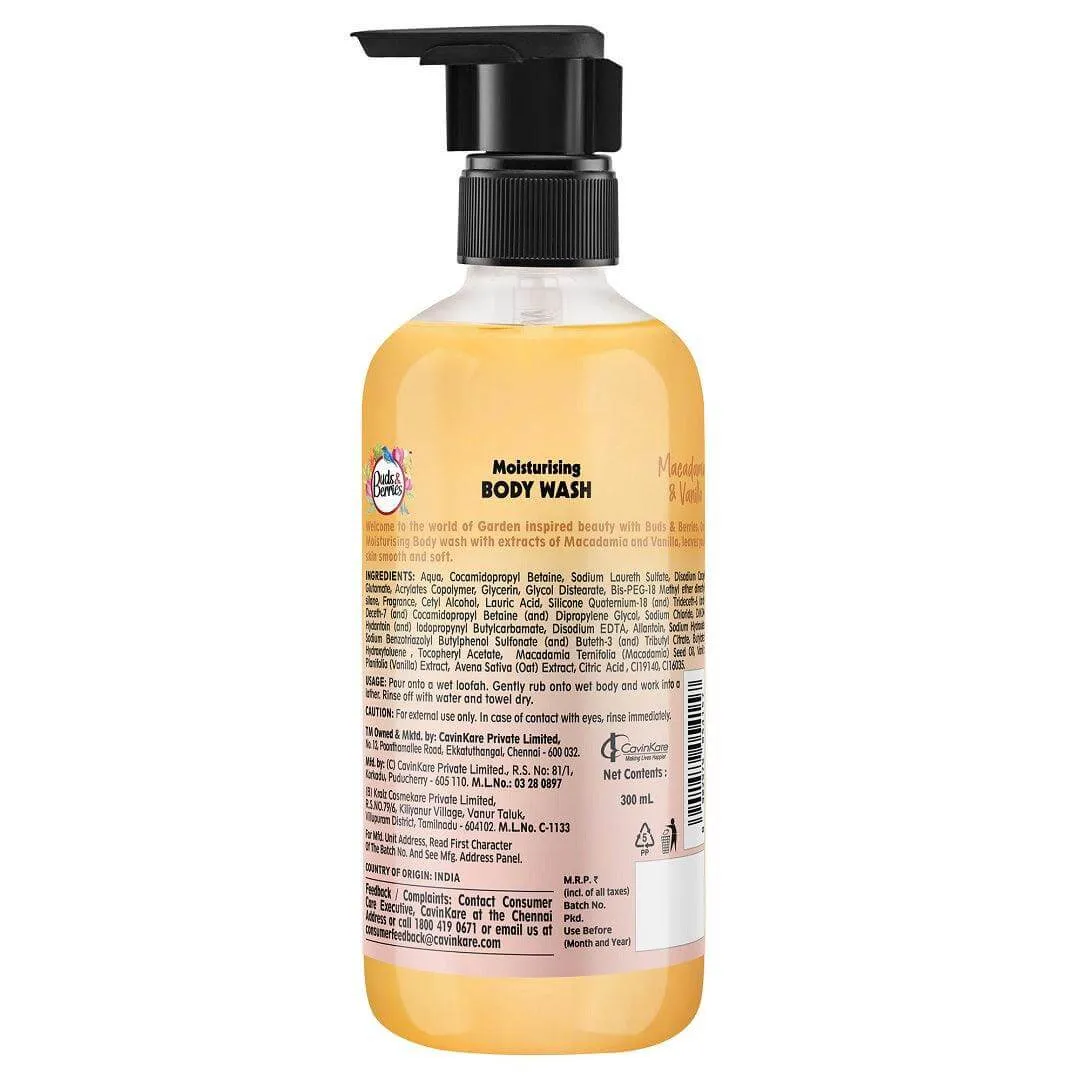 Macadamia and Vanilla Moisturizing Bodywash - 300 ml