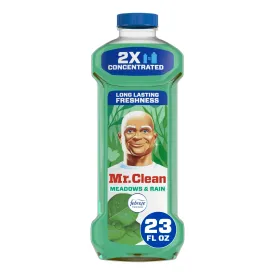 Mr. Clean 2X Concentrated  Multi Surface Cleaner with Febreze Meadows & Rain Scent, 23 fl oz