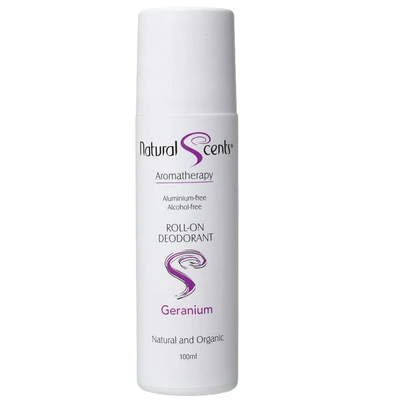 Natural Scents Roll-On Deodorant - Geranium