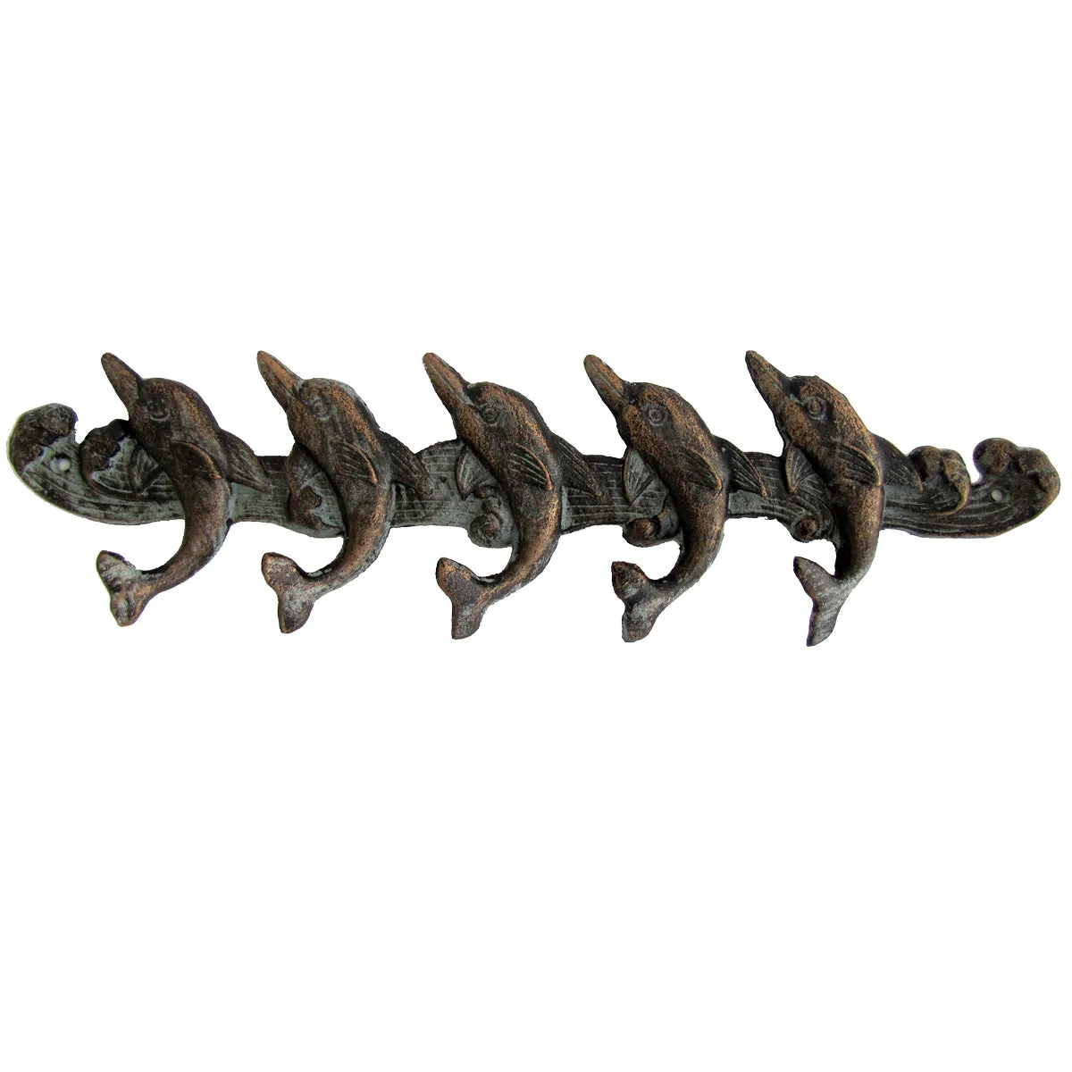 Nautical Cast Iron Dolphin Wall Mount Hook