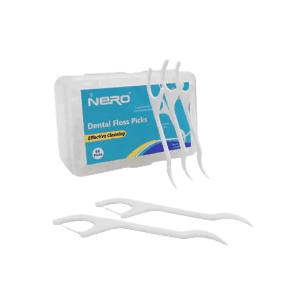 NERO DENTAL FLOSS PICK 50PC