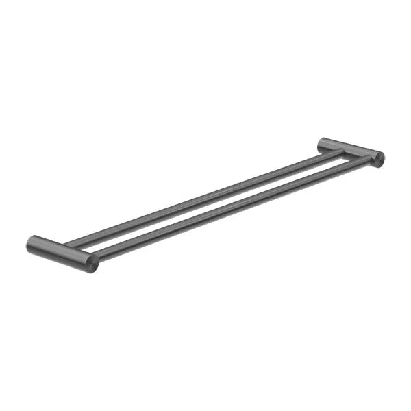 New MECCA Double Towel Rail 600MM Gun Metal 2324D-GM