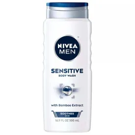 Nivea Men Sensitive Body Wash with Bamboo Extract - 16.9 oz