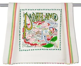 PORTLAND (OR) DISH TOWEL BY CATSTUDIO