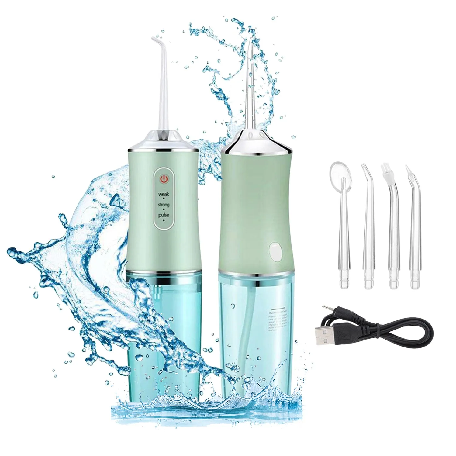 Professional Cordless Rechargeable 3 Modes Water Flosser Dental Oral Irrigator, Braces Cleaner