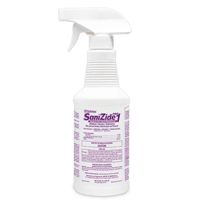 SaniZide Pro 2-Minute Surface Disinfectant Spray 32 oz Hospital-Grade