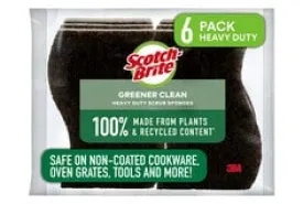 Scotch-Brite® Greener Clean Heavy Duty Scrub Sponge 87036