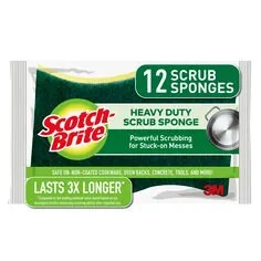 Scotch-Brite® Heavy Duty Scrub Sponge HD3-SIOC, 4.4 in x 2.6 in x 0.7 in (111 mm x 66 mm x 17 mm)