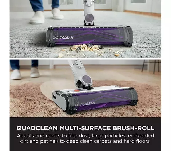 Shark Detect Pro Cordless Vacuum Cleaner with Auto-Empty System 1.3L - 60 Minutes Run Time White & Purple IW3510UK