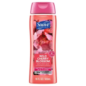 Suave Essentials Gentle Body Wash, Wild Cherry Blossom. 18 oz