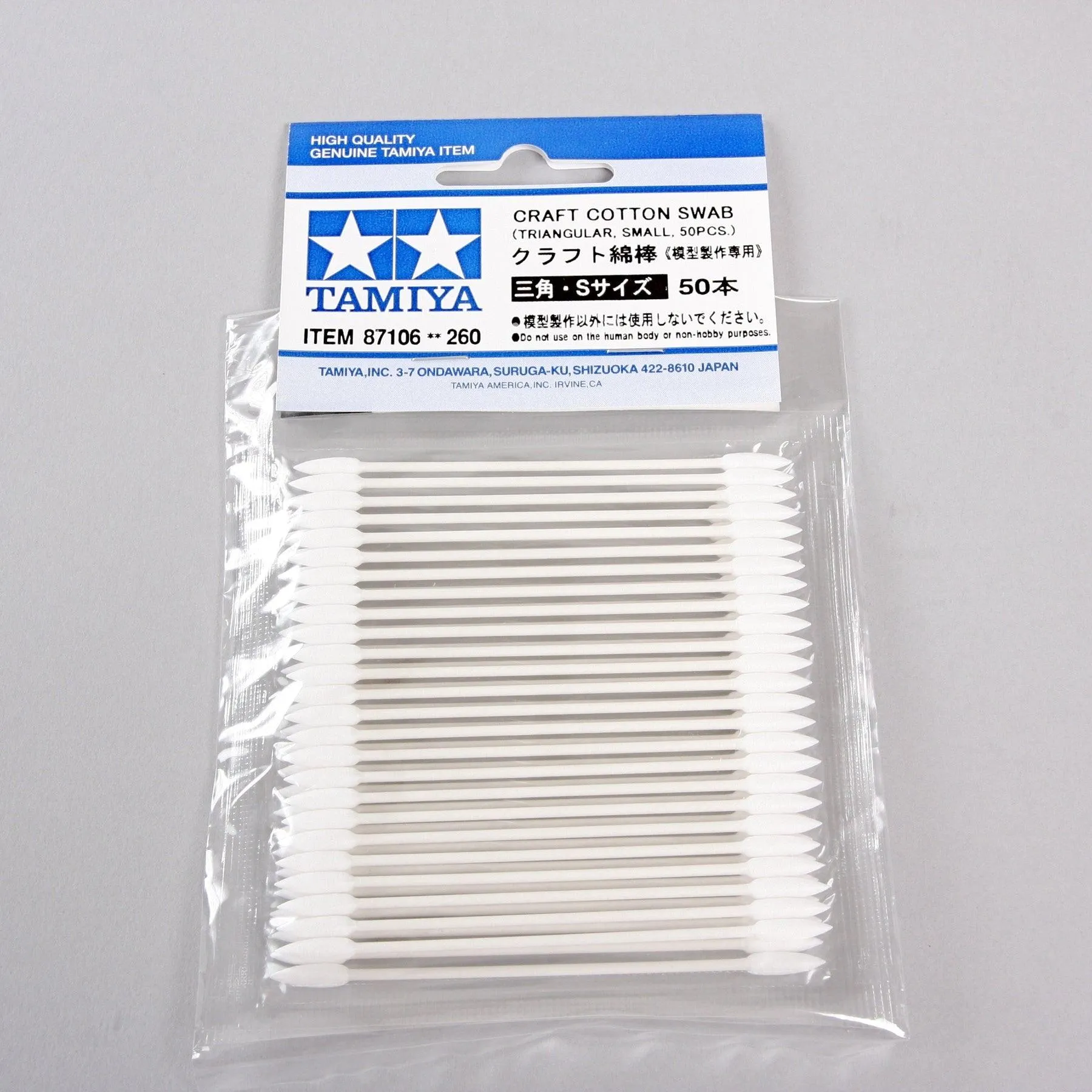 Tamiya 87106 Craft Cotton Swab Triangular Small (50pcs)