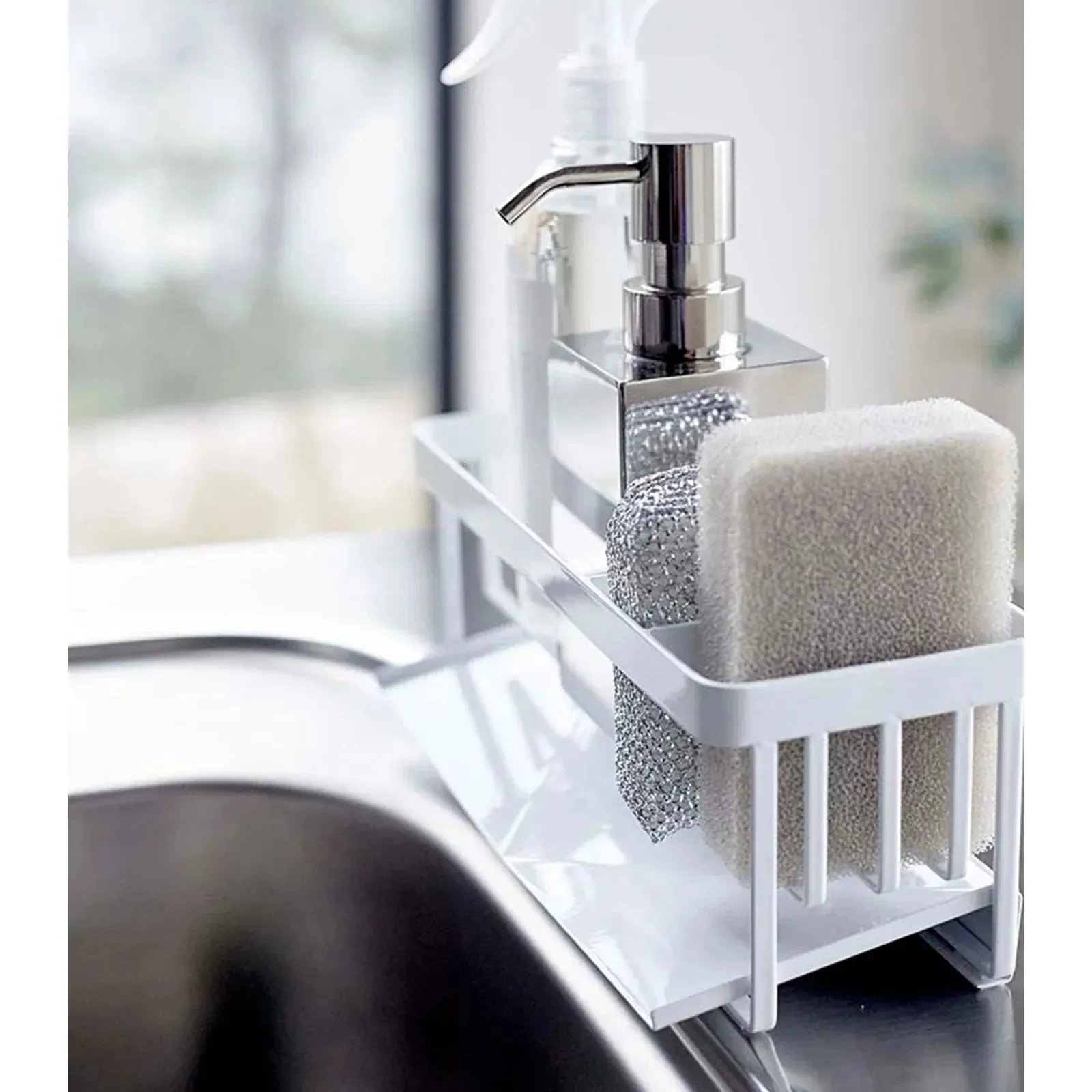 TOWER Sponge & Bottle Holder - Steel