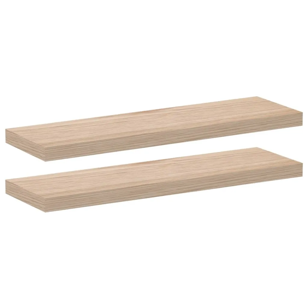 vidaXL Floating Shelves 2 pcs 80x23.5x4 cm Engineered Wood