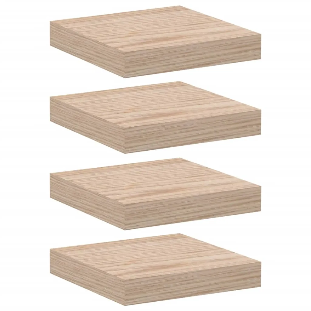 vidaXL Floating Shelves 4 pcs 23x23.5x4 cm Engineered Wood