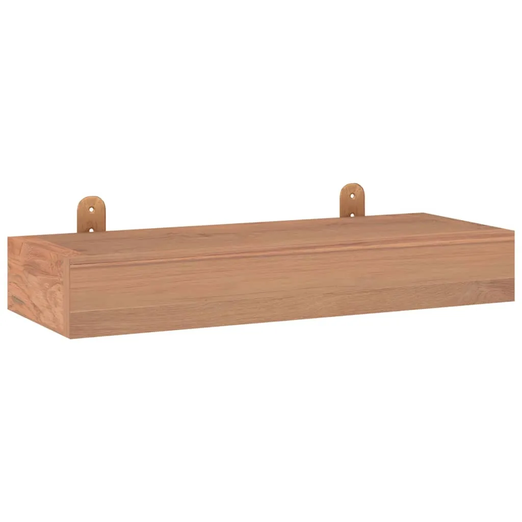 vidaXL Wall Shelves 2 pcs 40x15x6 cm Solid Wood Teak