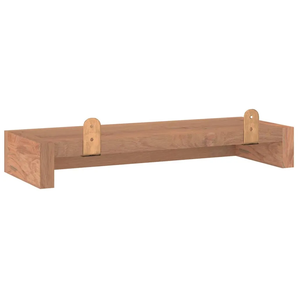 vidaXL Wall Shelves 2 pcs 40x15x6 cm Solid Wood Teak