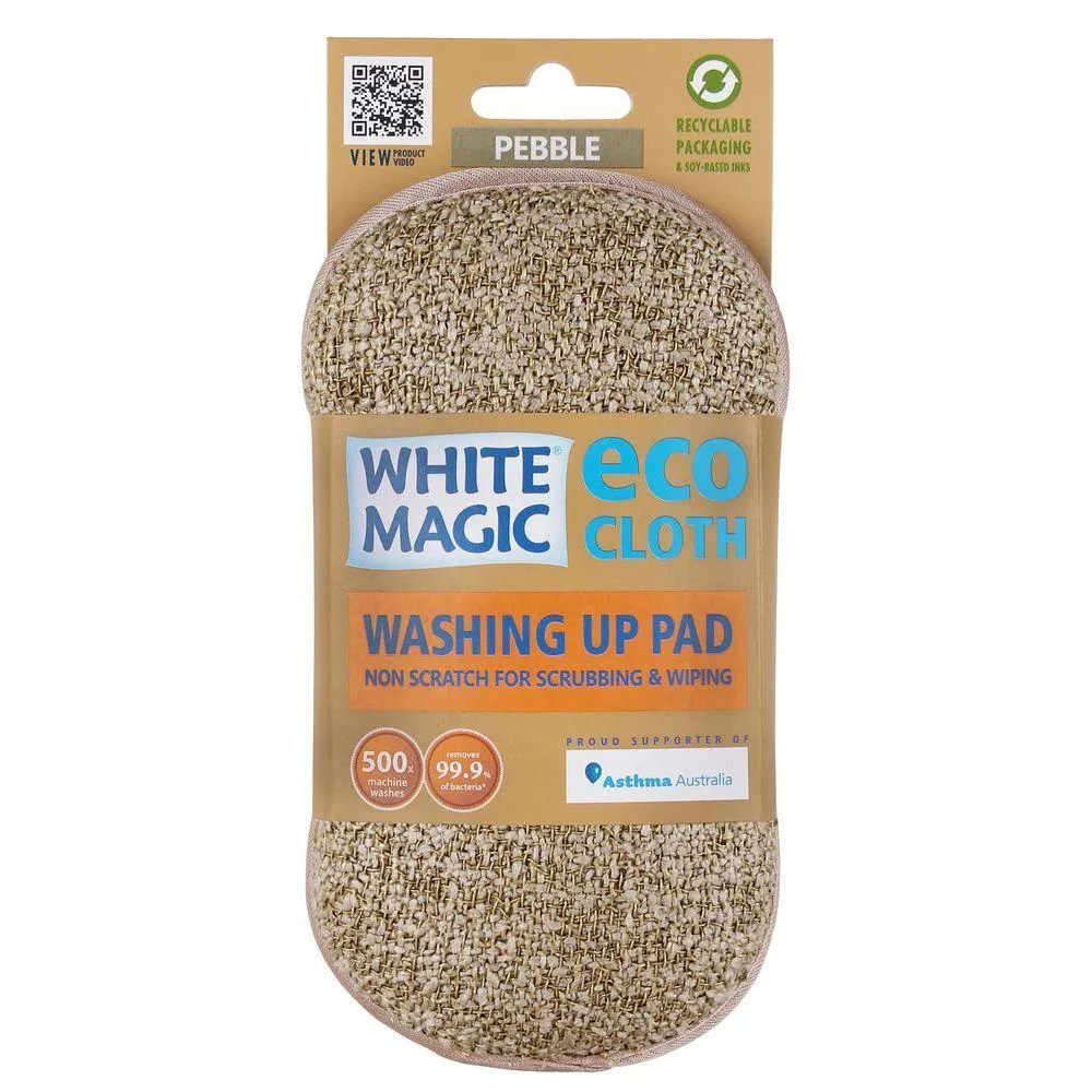 White Magic Eco Dish Washing Sponge Pebble